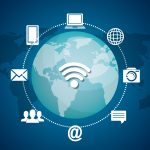 internet communication design, vector illustration eps10 graphic