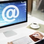 Address At Sign Email Communication Concept